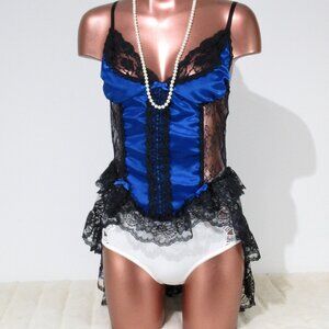 Vintage  Juliara Satin & Lace Nightgown - 1X